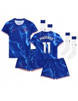 Chelsea Noni Madueke #11 Hjemmedraktsett Barn 2024-25 Korte ermer (+ bukser)